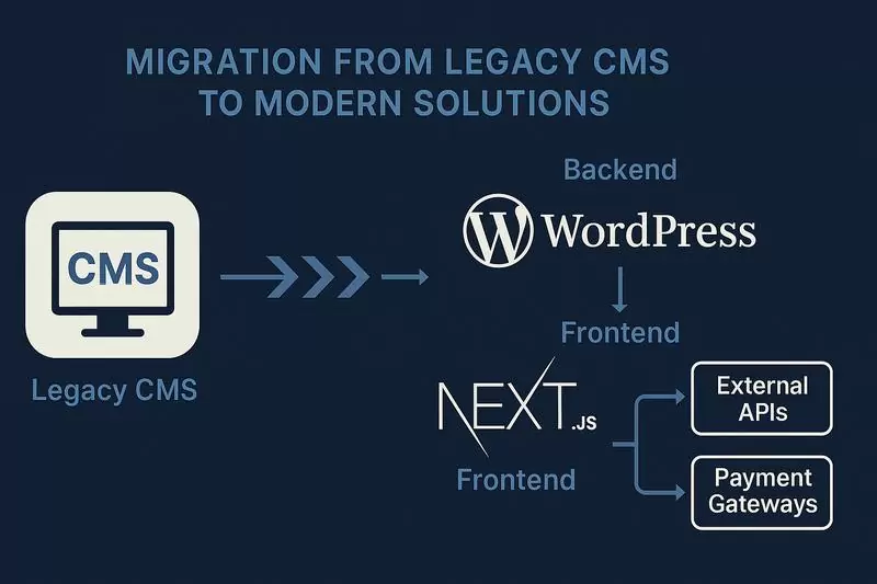 migration scheme from legacy CMS