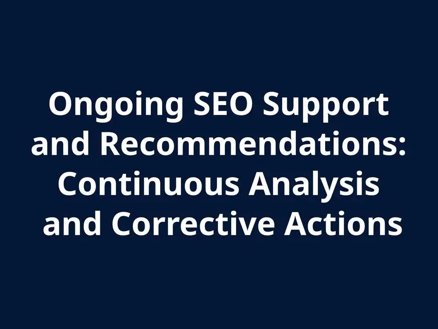 Ongoing SEO Support