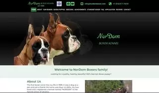 Website development for Website for a breeder company