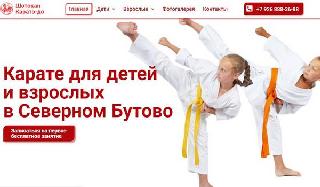 Website development for Karate for kids and adults
